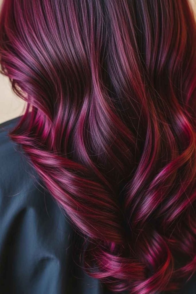 Deep Burgundy Red Tint