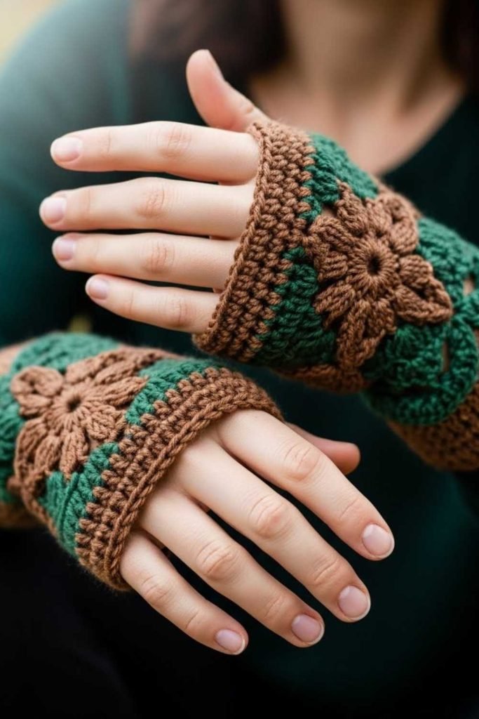 Earth-Toned Cabin Gloves