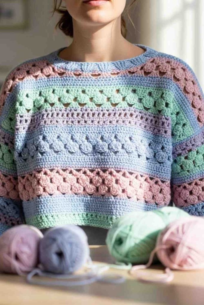 Easy Boxy Cropped Sweater