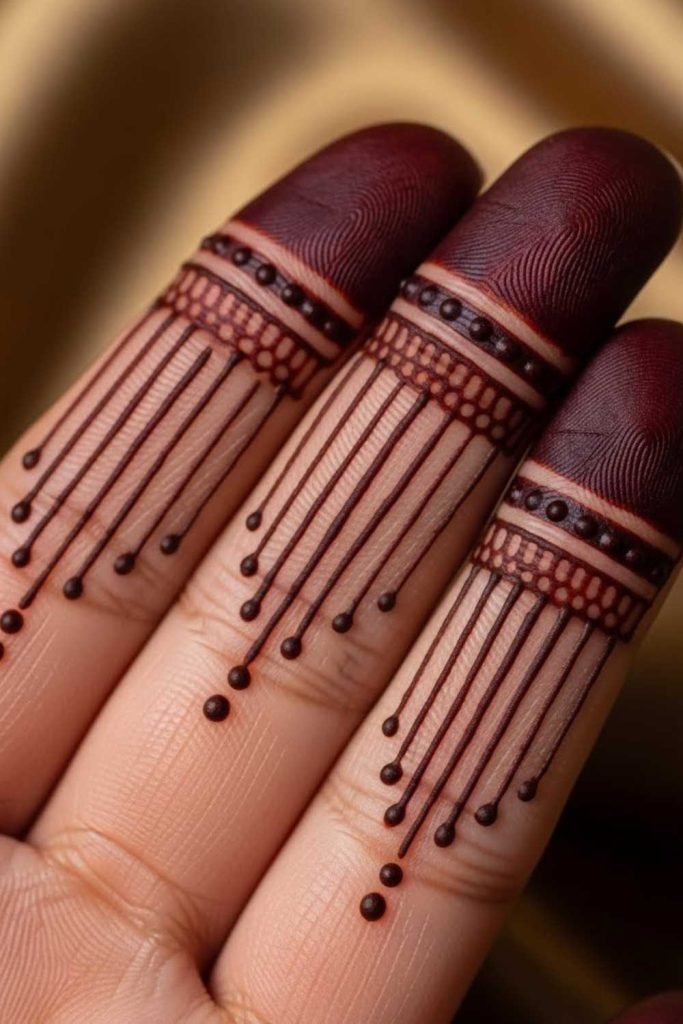 Finger-Tip Linear Art