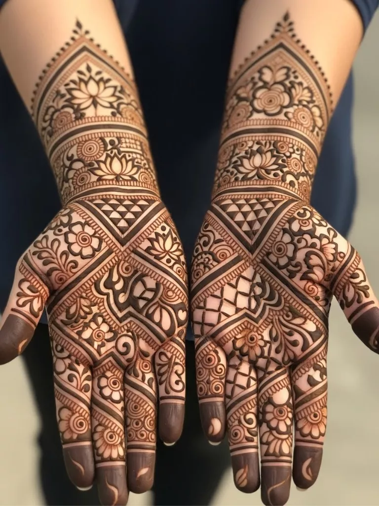 Geometric-Fusion Mehndi