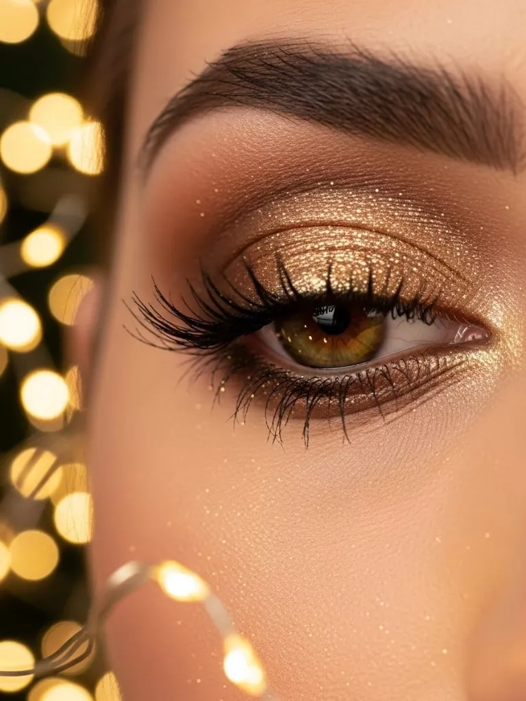 Gold Shimmer Lids