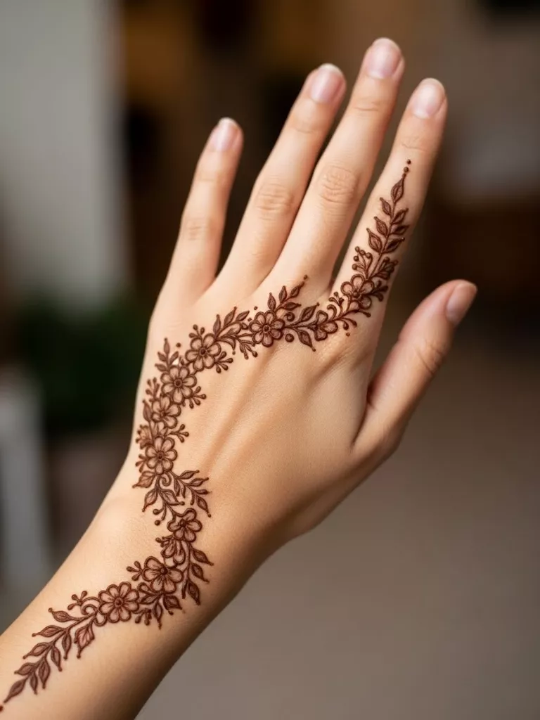 Half-Hand Floral Arc