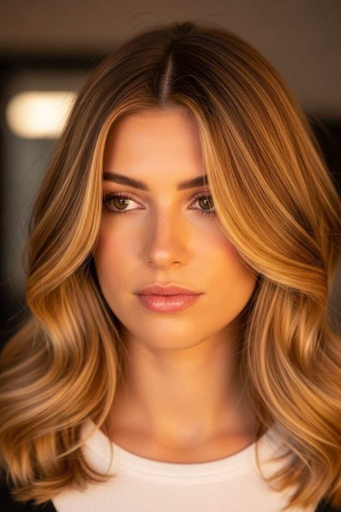 Honey Blonde Face Framing Pieces