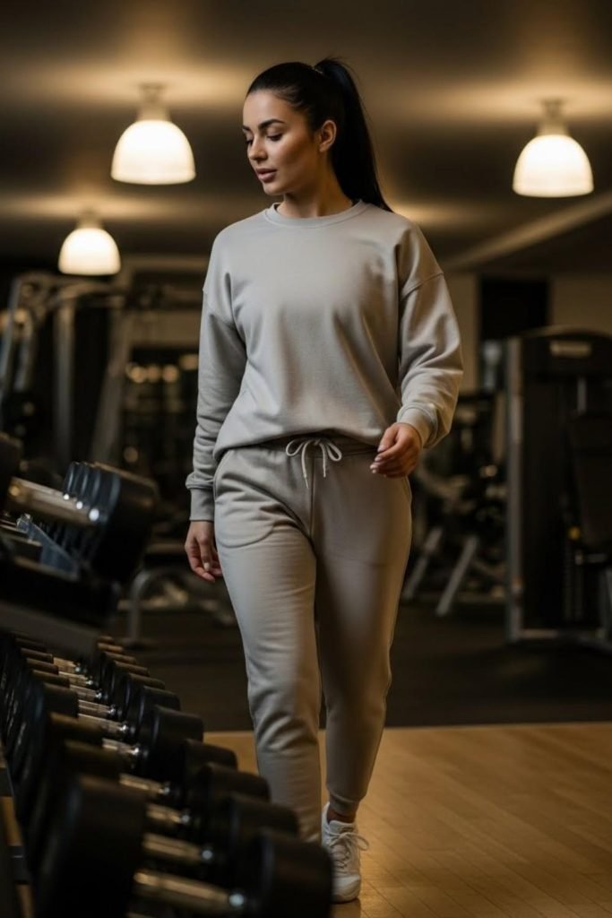 Matching Sweat Set for Warm-Up