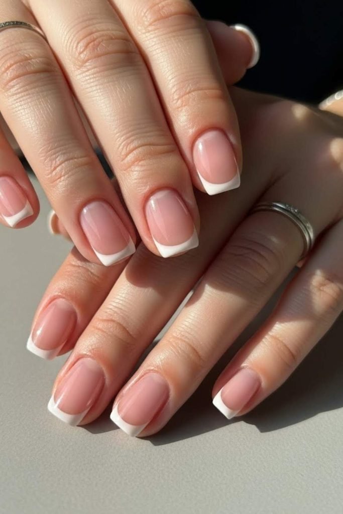 Micro Tip French Nails