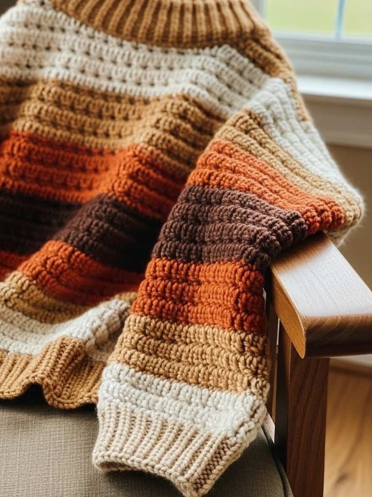 Oversized Striped Pullover