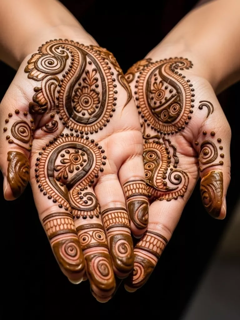 Paisley Pattern Mehndi
