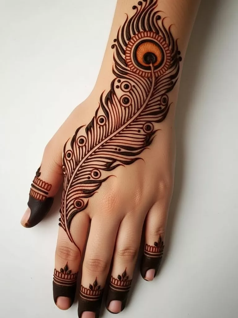 Peacock Feather Touch