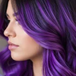 18 Trendy Purple Highlights Hairstyles for a Fresh, Modern Makeover