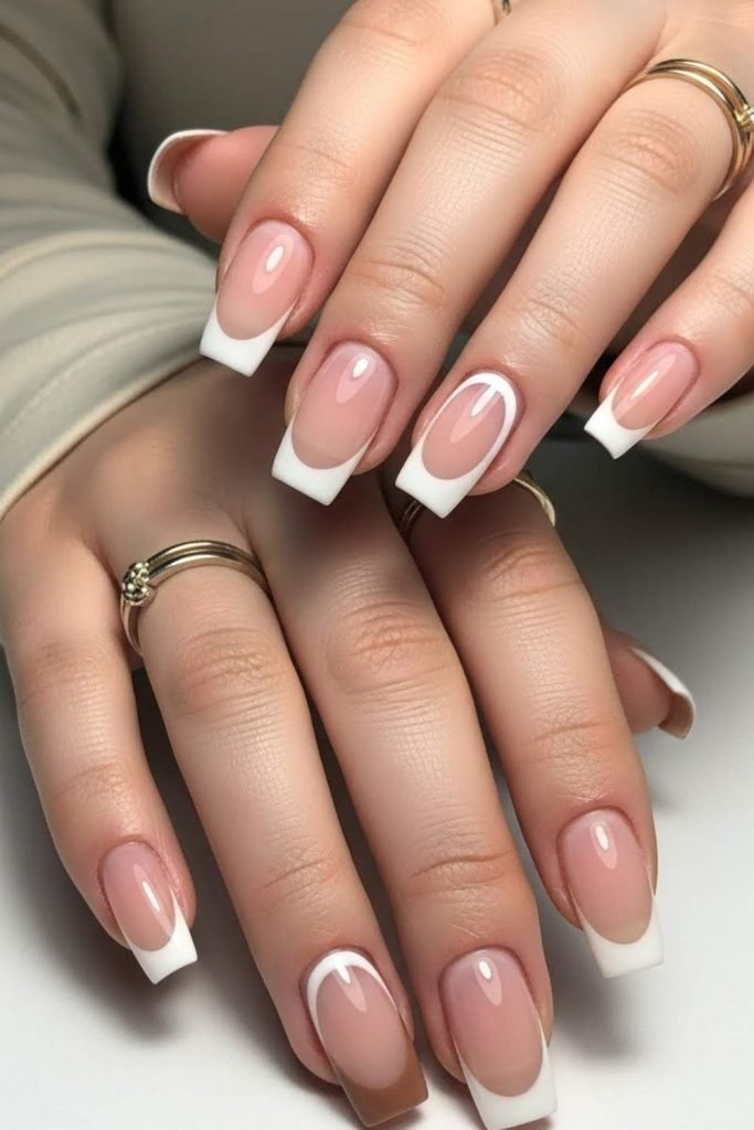 Reverse French Nails