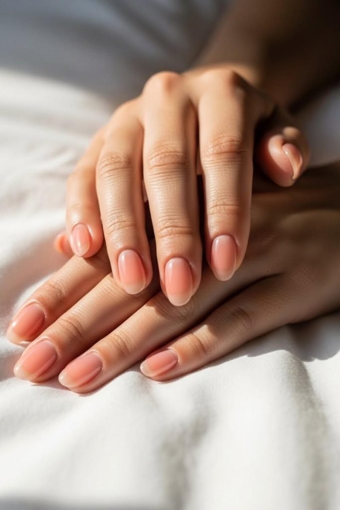 Sheer Gloss Summer Nails