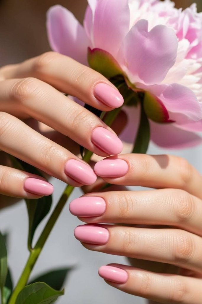Soft Pink Summer Nails