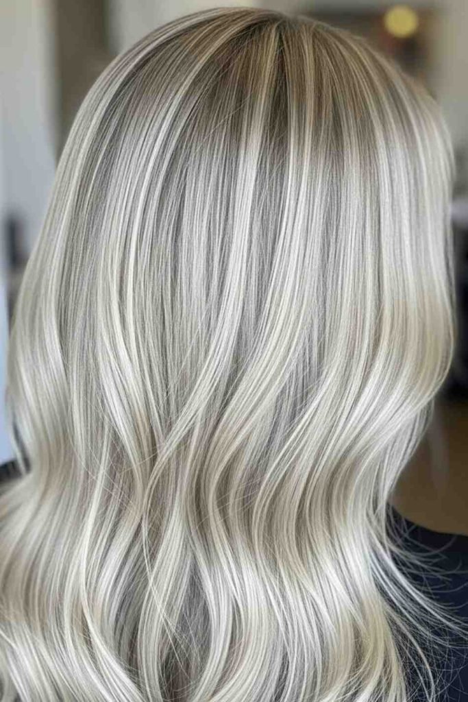 Soft Platinum-Toned Highlights
