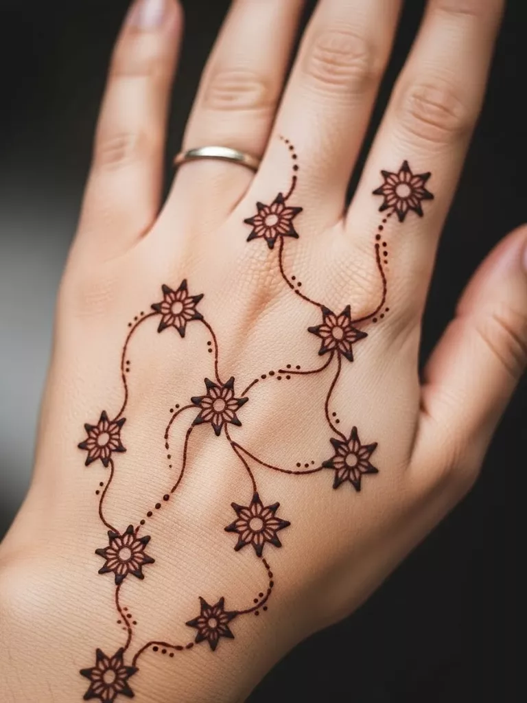 Star Cluster Mehndi