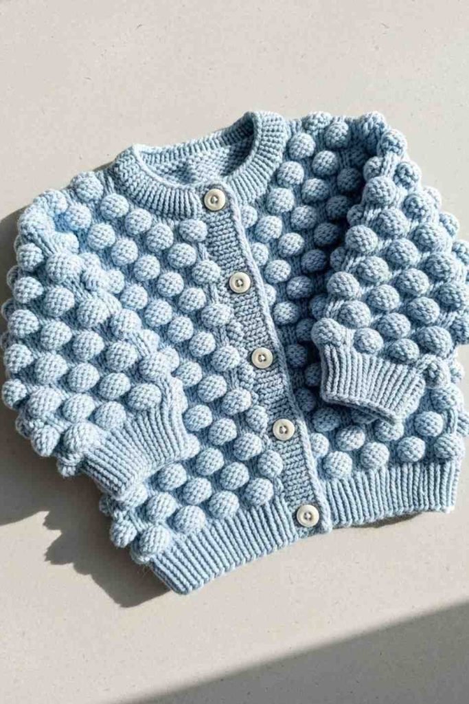 Textured Puff Stitch Sweater