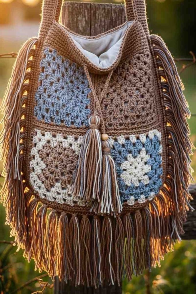 The Soft Boho Fringe Bag
