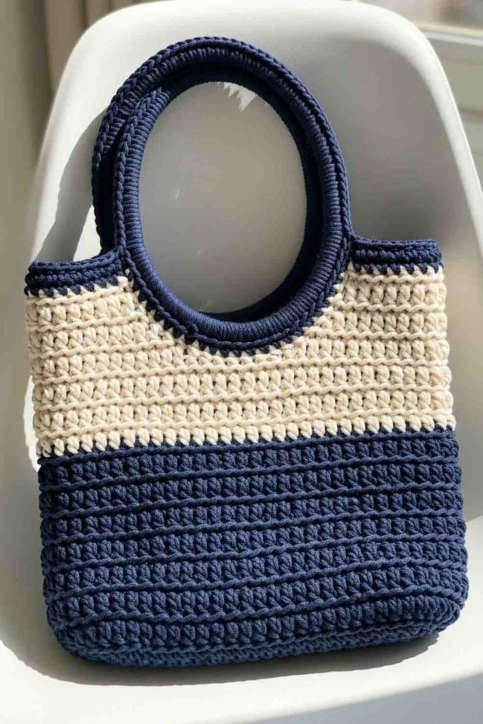 Two-Tone Everyday Tote