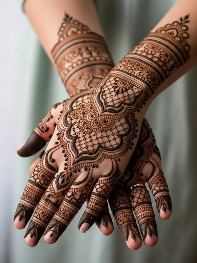 Vintage-Inspired Mehndi