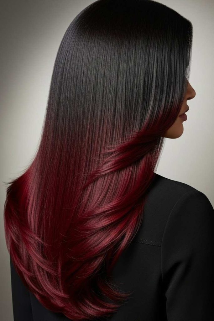 Wine-Red Tips