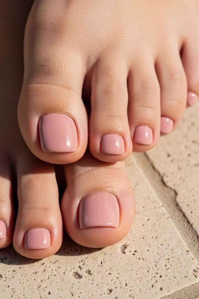 Blush Pink With Gloss Finish