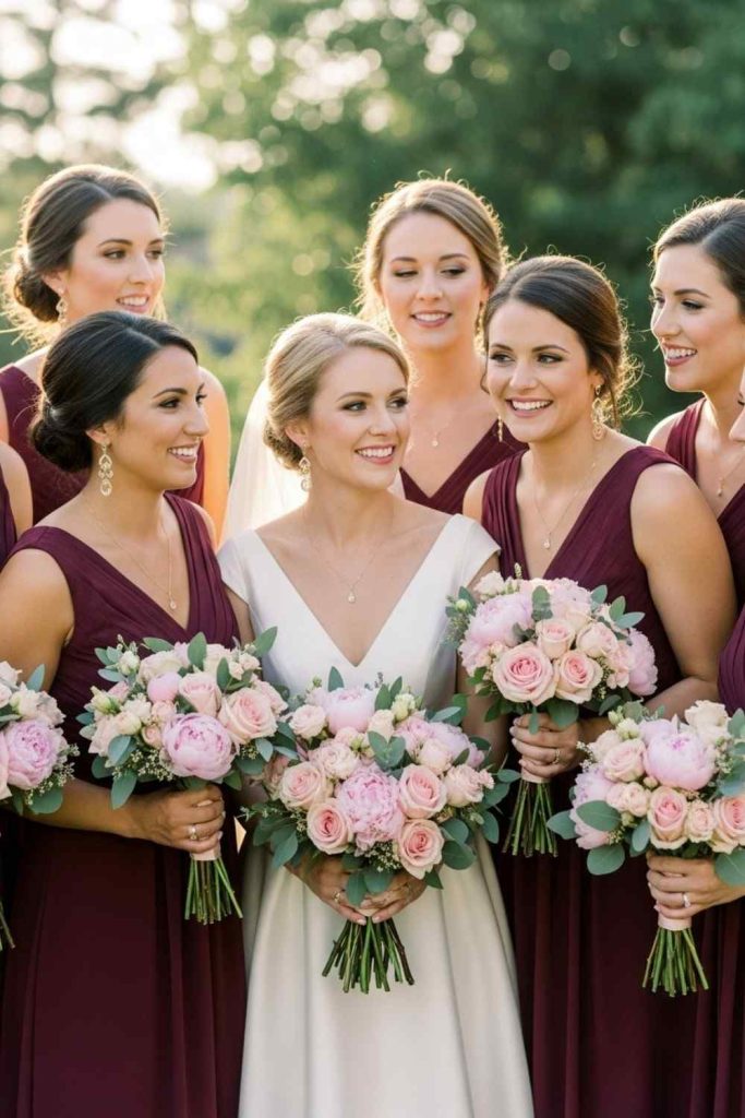 Burgundy & Blush Chic