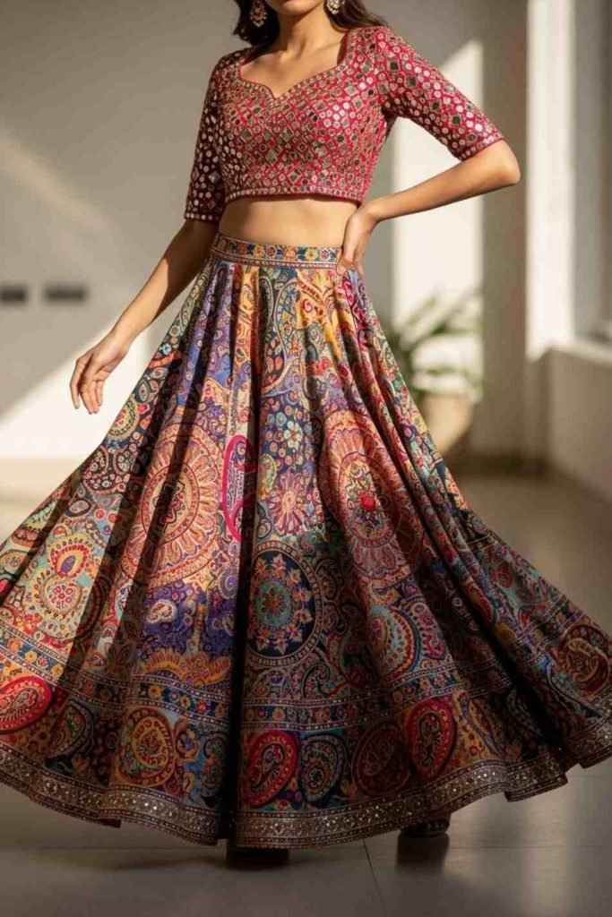  Casual Printed Skirts With Desi Tops