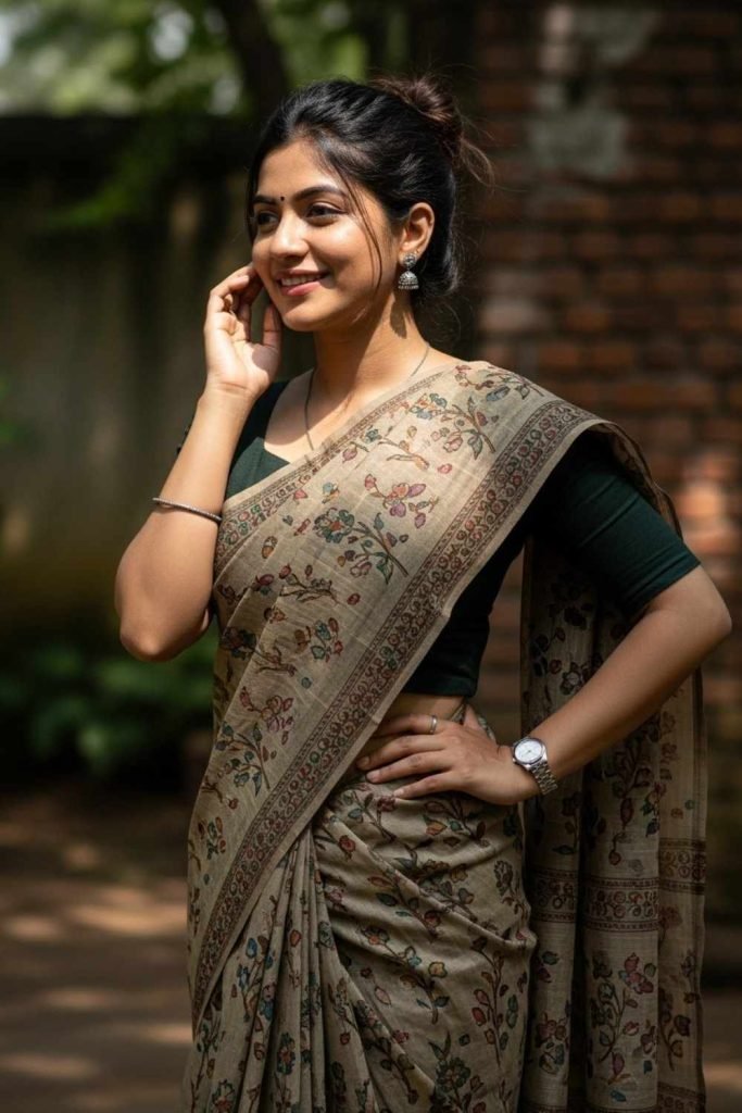 Casual Saree Styling for Daily Wear