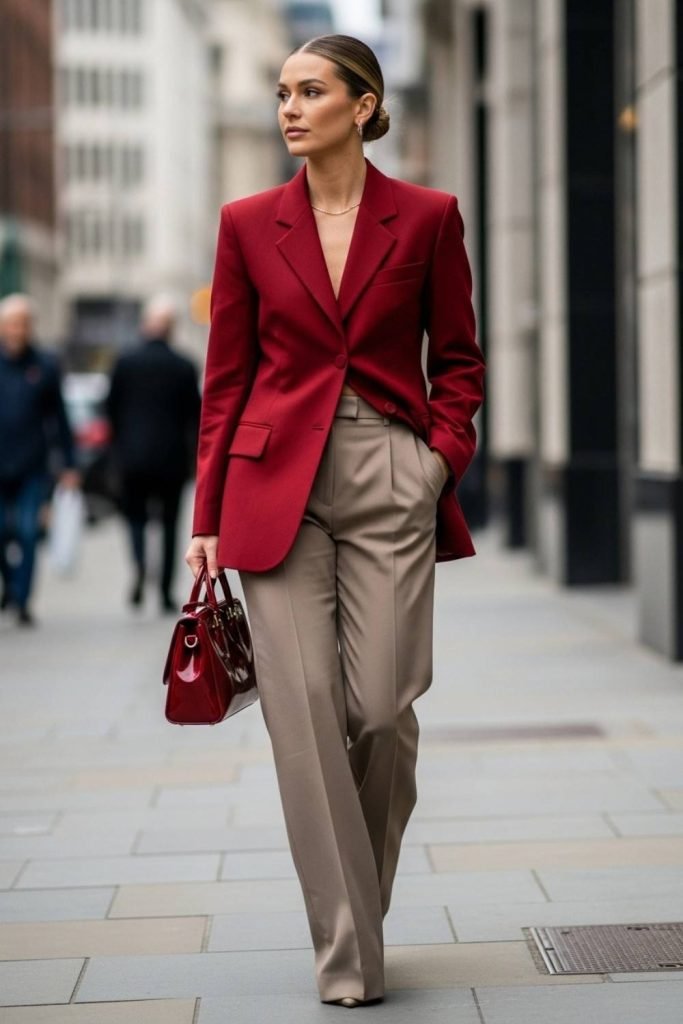 Cherry Red Statement Outfit