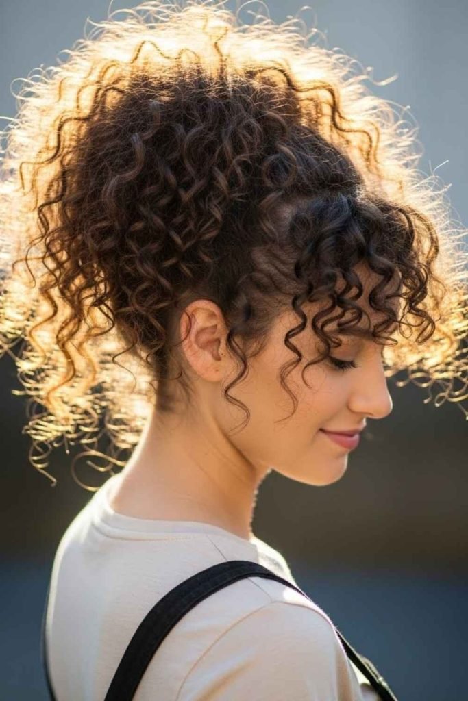 Curly High Ponytail