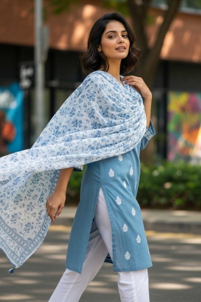 Dupatta Styling for Casual Looks