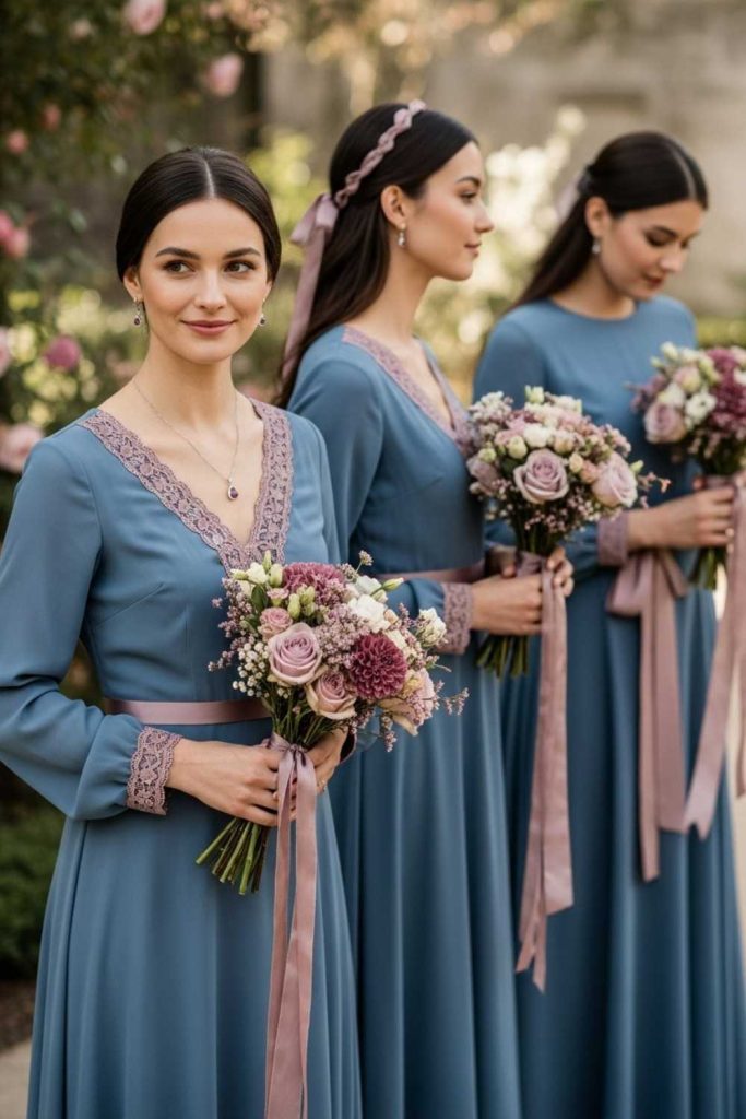 Dusty Blue & Mauve Harmony