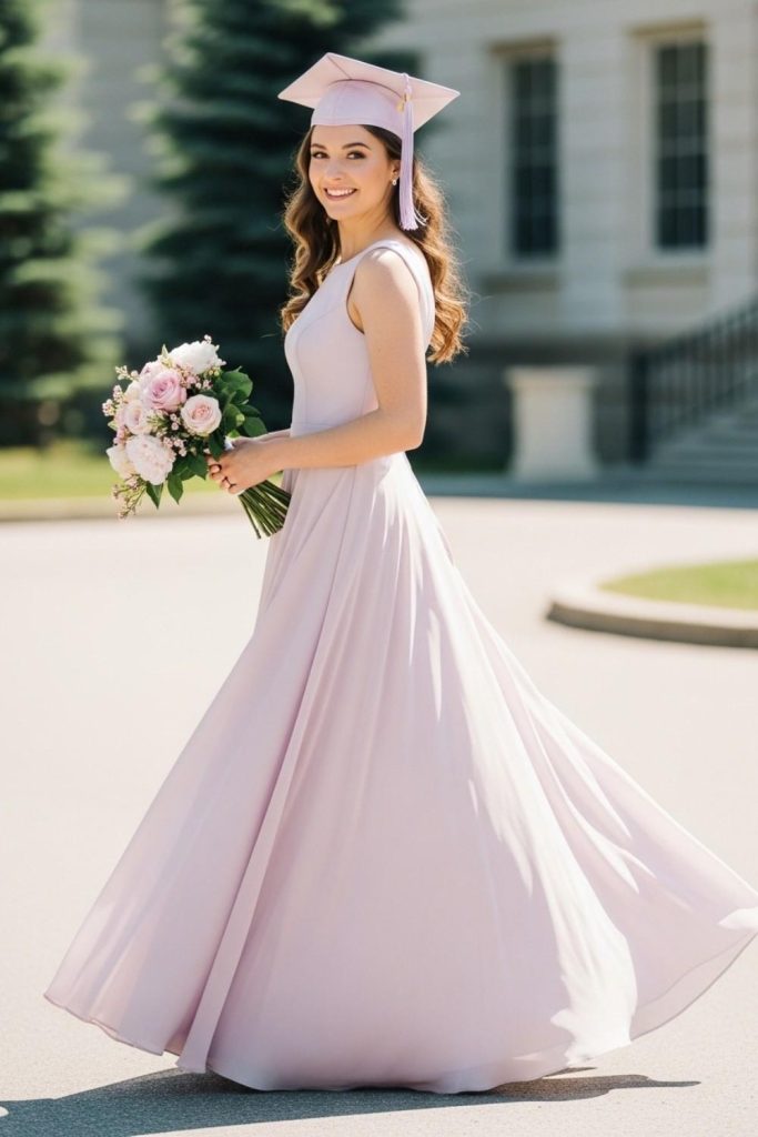 Elegant Pastel A-Line Dress