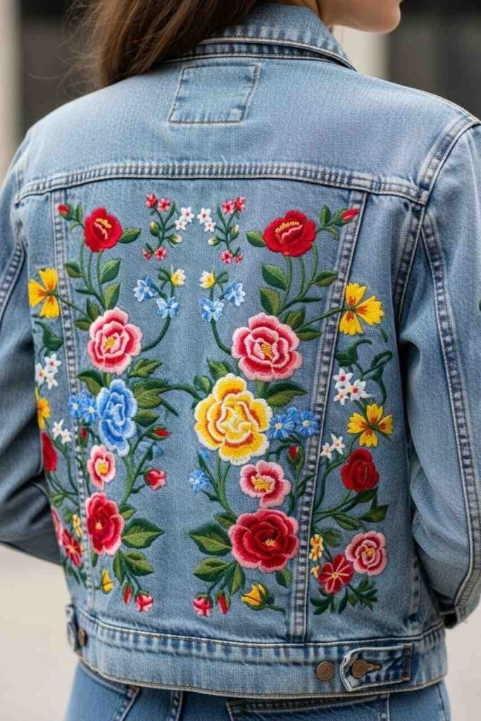 Embroidered Denim Jackets