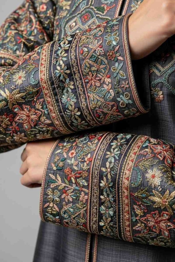 Embroidered Sleeves for Eye-Catching Style
