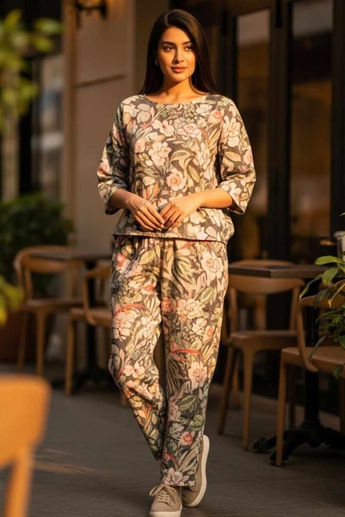 Floral Printed Co Ord Set for Casual Days