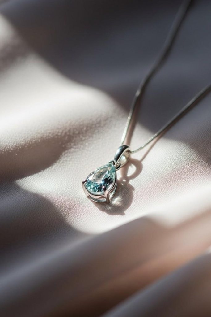 Gemstone Drop Pendant