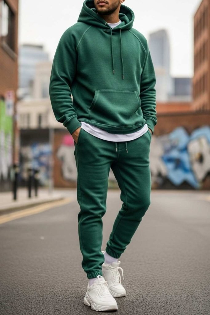 Green Hoodie with Joggers