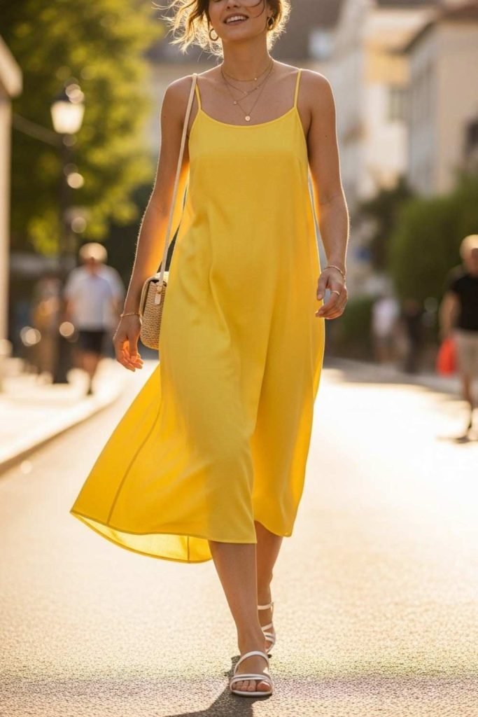 Lemon Yellow Summer Fit