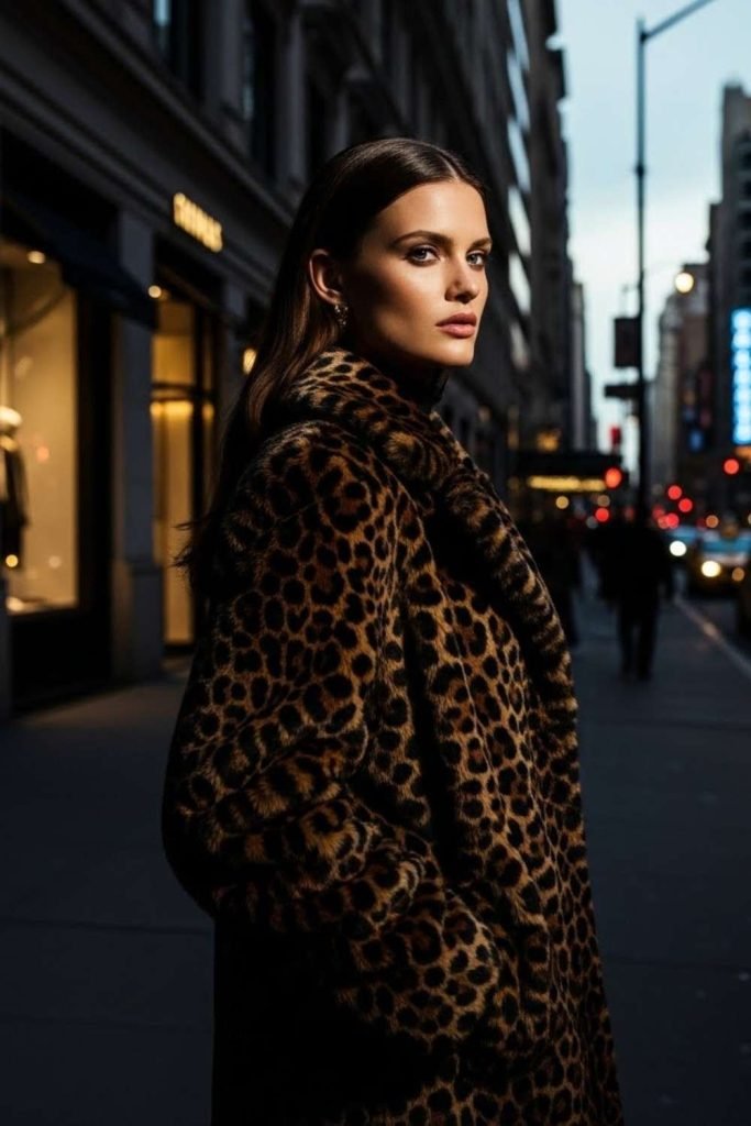 Leopard Print Coat Moment
