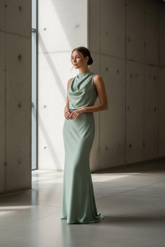 Minimalist Column Dress