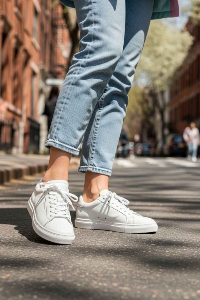 Minimalist White Sneakers