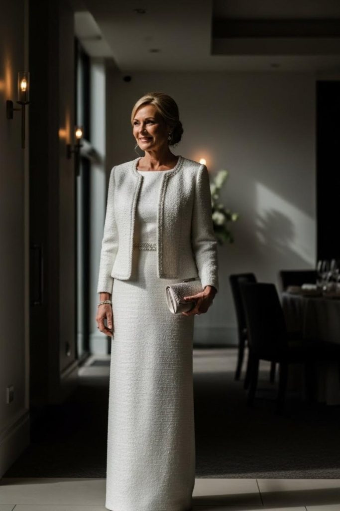 Monochrome Outfit with Texture