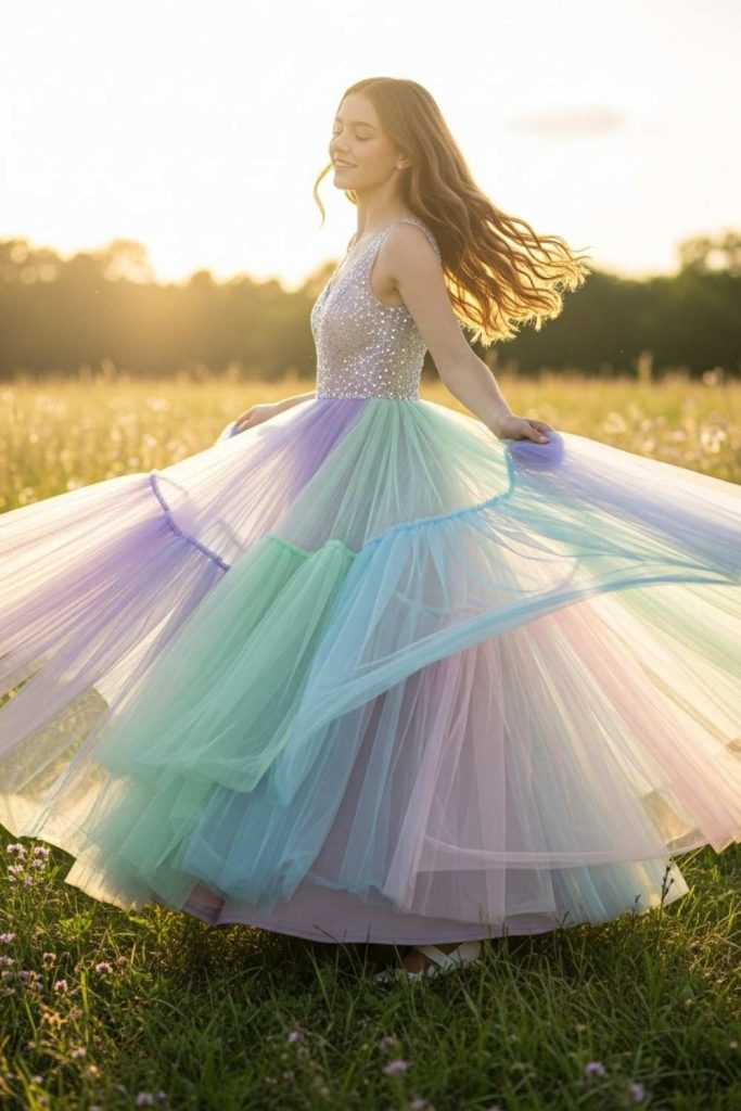 Pastel Tulle Dress