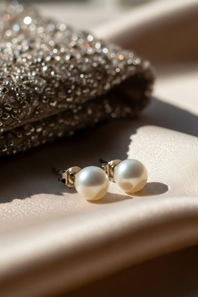 Pearl Stud Earrings