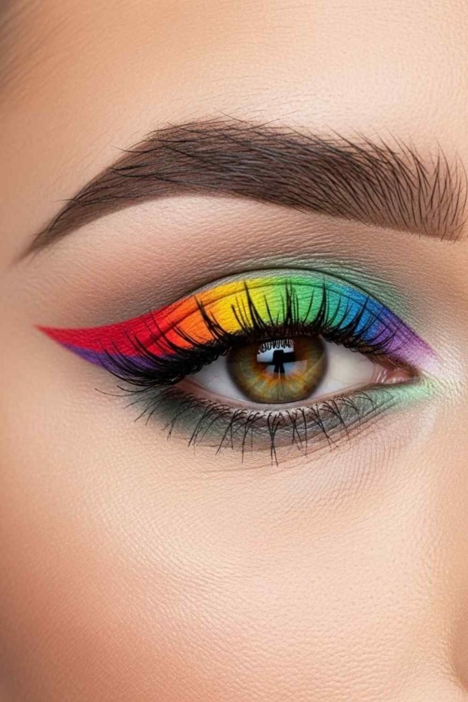 Rainbow Accent Eyeliner