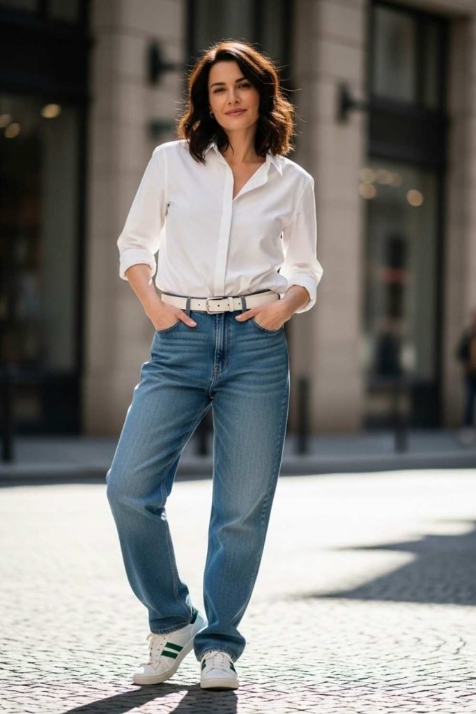 Relaxed Denim Silhouettes
