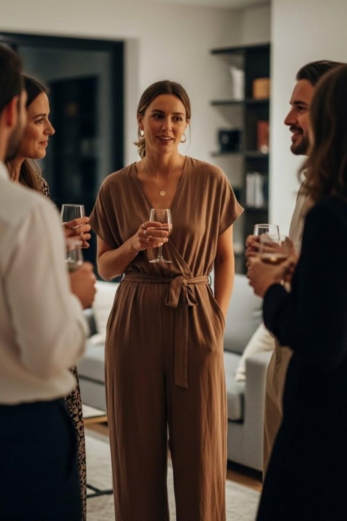 Relaxed Jumpsuit with Minimal Accessories