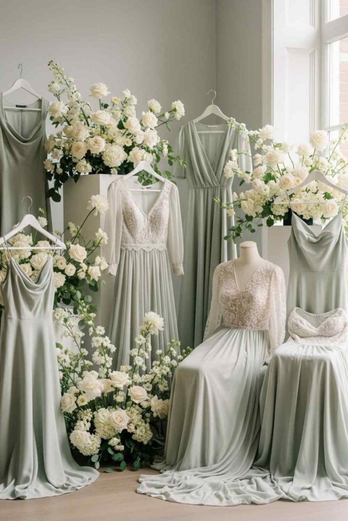 Sage Green & Cream Serenity