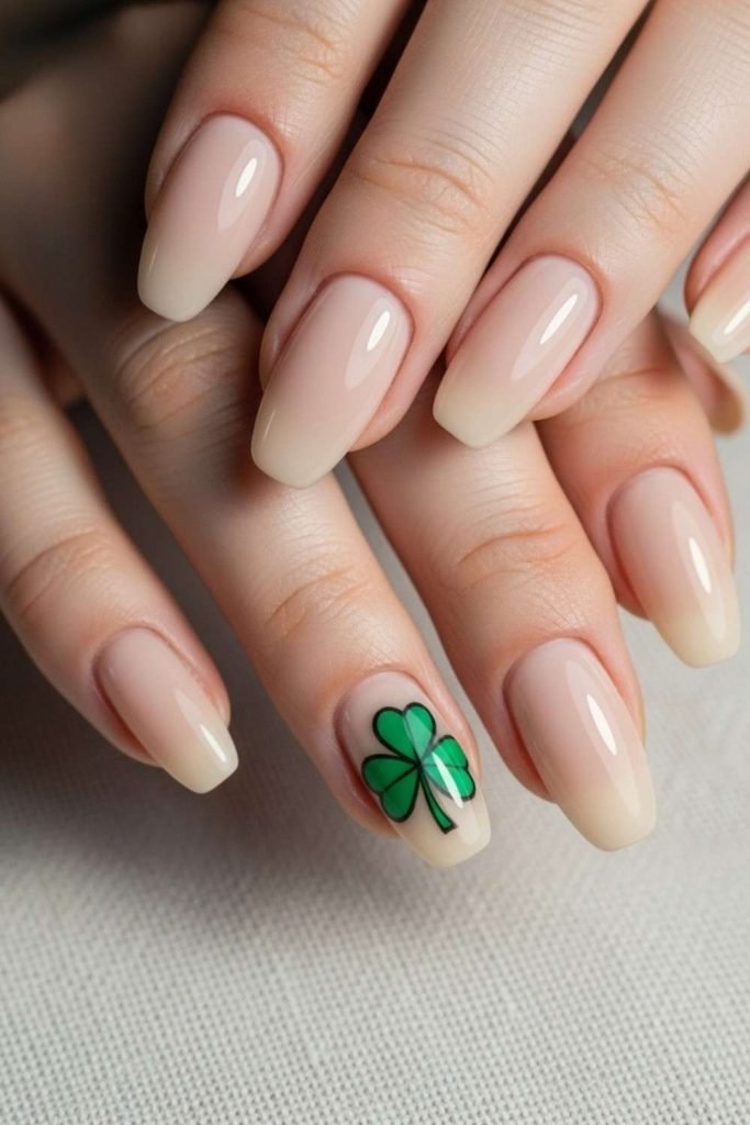 Shamrock Accent Nail